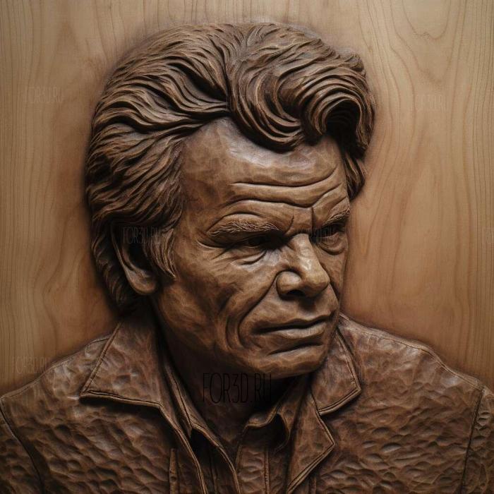 John Mellencamp 3 stl model for CNC